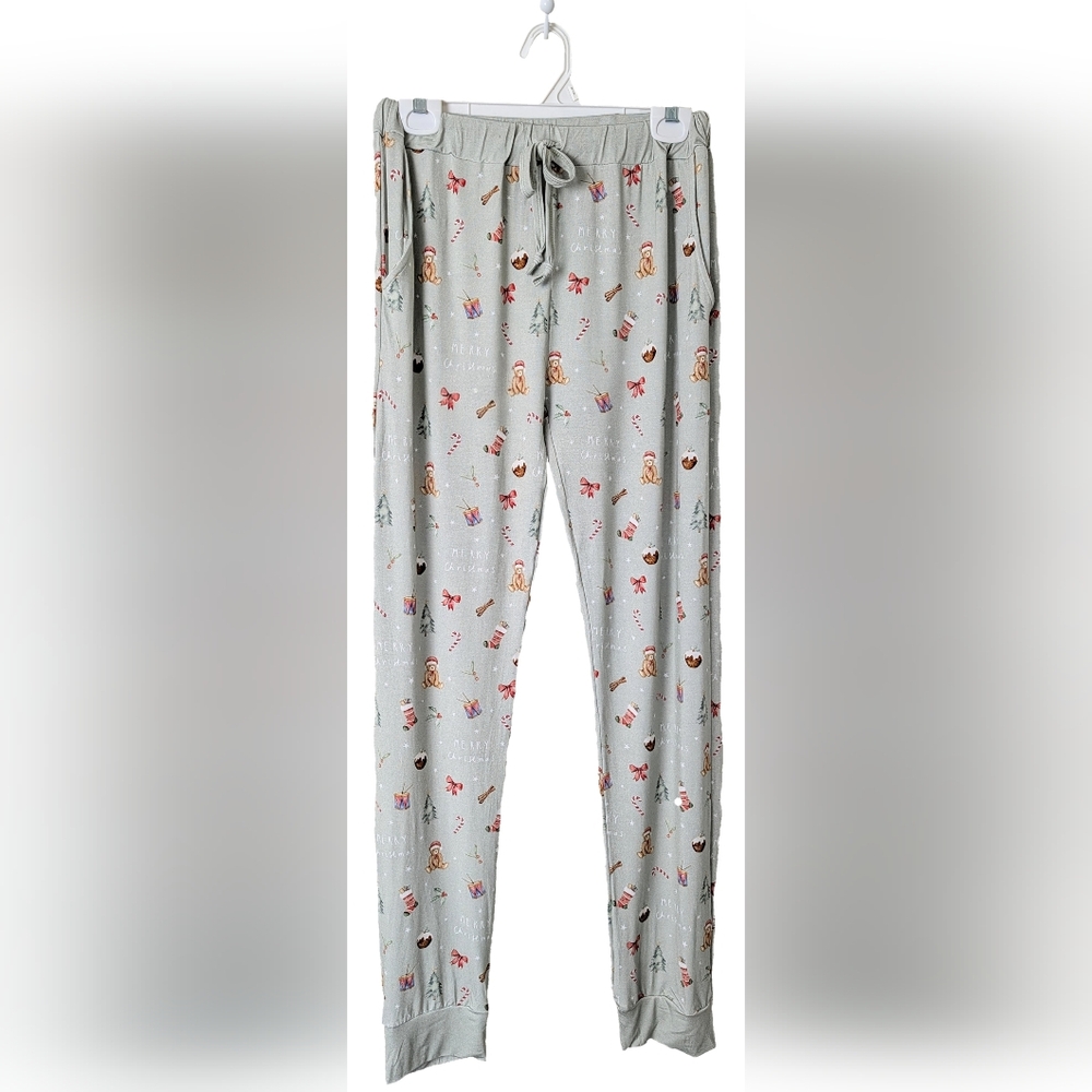 🇨🇦 Little Eyes Bamboo Merry Christmas - Adult Unisex Joggers